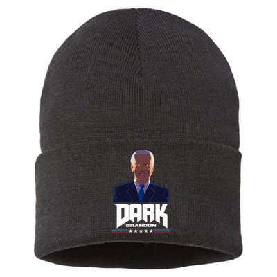 Dark Brandon Anti Joe Biden Sustainable Knit Beanie