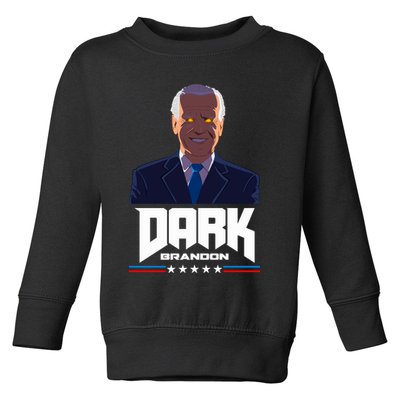 Dark Brandon Anti Joe Biden Toddler Sweatshirt