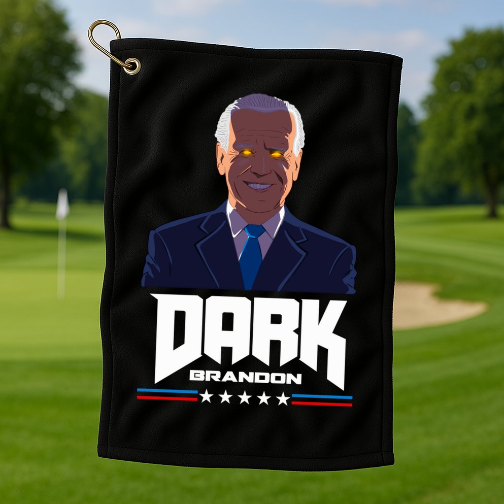 Dark Brandon Anti Joe Biden Golf Towel
