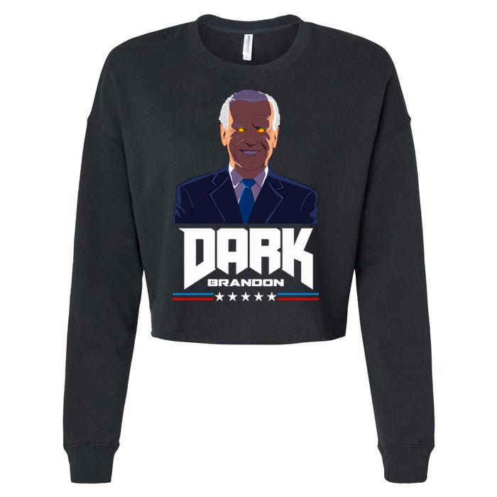 Dark Brandon Anti Joe Biden Cropped Pullover Crew