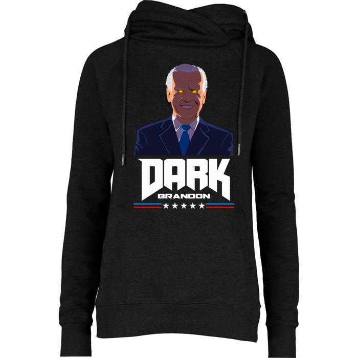 Dark Brandon Anti Joe Biden Womens Funnel Neck Pullover Hood