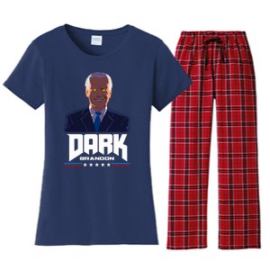 Dark Brandon Anti Joe Biden Women's Flannel Pajama Set