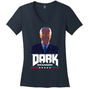 Dark Brandon Anti Joe Biden Women's V-Neck T-Shirt