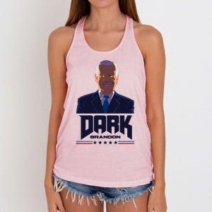 Dark Brandon Anti Joe Biden Women's Knotted Racerback Tank