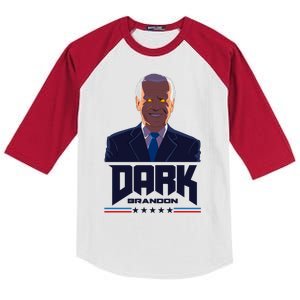 Dark Brandon Anti Joe Biden Kids Colorblock Raglan Jersey