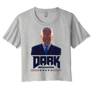 Dark Brandon Anti Joe Biden Women's Crop Top Tee