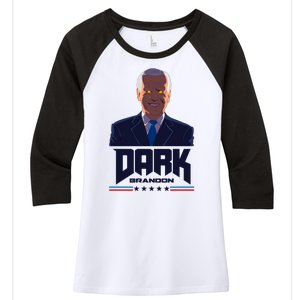 Dark Brandon Anti Joe Biden Women's Tri-Blend 3/4-Sleeve Raglan Shirt