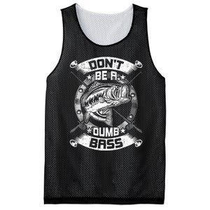 DonT Be A Dumb Bass Fly Bass Fishing Mesh Reversible Basketball Jersey Tank