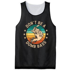 DonT Be A Dumb Bass For A Fisherman Bass Fishing Mesh Reversible Basketball Jersey Tank