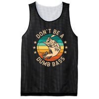 DonT Be A Dumb Bass For A Fisherman Bass Fishing Mesh Reversible Basketball Jersey Tank