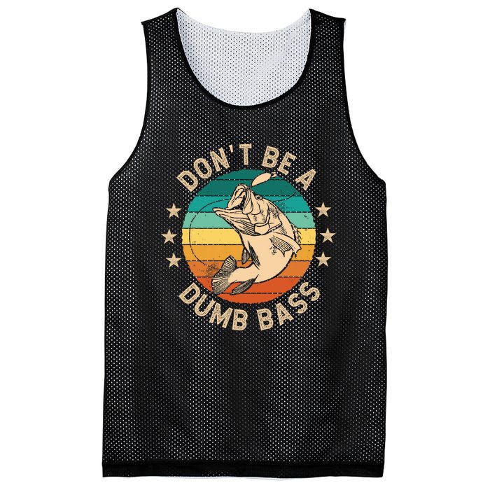 DonT Be A Dumb Bass For A Fisherman Bass Fishing Mesh Reversible Basketball Jersey Tank