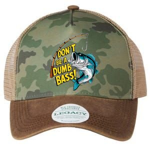 DonT Be A Dumb Bass Fun Fishing Perfect Fisherman Anglers Legacy Tie Dye Trucker Hat