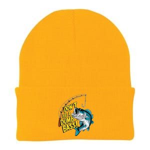 DonT Be A Dumb Bass Fun Fishing Perfect Fisherman Anglers Knit Cap Winter Beanie