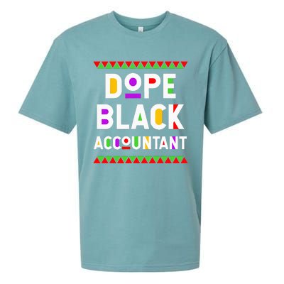 Dope Black Accountant African American Job Proud Profession Sueded Cloud Jersey T-Shirt