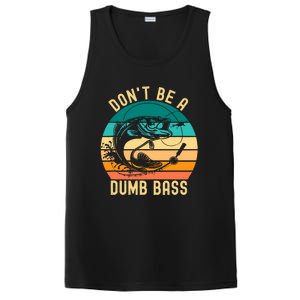 DonT Be A Dumb Bass Funny Fishing Joke Fisherman PosiCharge Competitor Tank