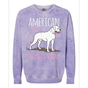 Dog breed American Bulldog Mama Bulldog Colorblast Crewneck Sweatshirt