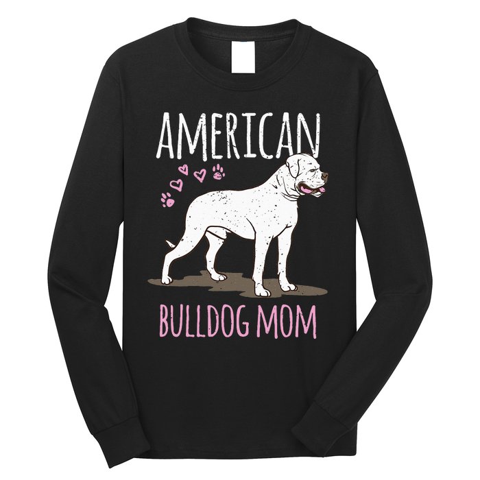 Dog breed American Bulldog Mama Bulldog Long Sleeve Shirt