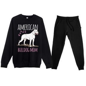 Dog breed American Bulldog Mama Bulldog Premium Crewneck Sweatsuit Set