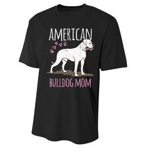 Dog breed American Bulldog Mama Bulldog Performance Sprint T-Shirt