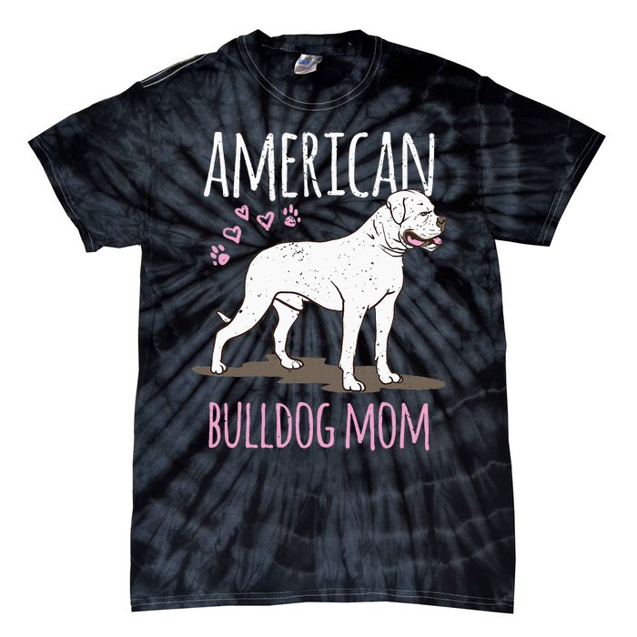 Dog breed American Bulldog Mama Bulldog Tie-Dye T-Shirt