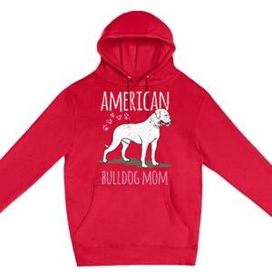 Dog breed American Bulldog Mama Bulldog Premium Pullover Hoodie