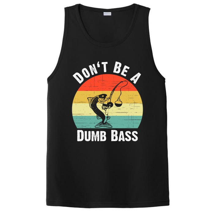 Dont Be A Dumb Bass Funny Fishing Dont Be A Dumb Bass PosiCharge Competitor Tank