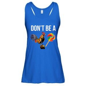 DonT Be A Sucker Cock Funny Rooster Inappropriate Humor Ladies Essential Flowy Tank