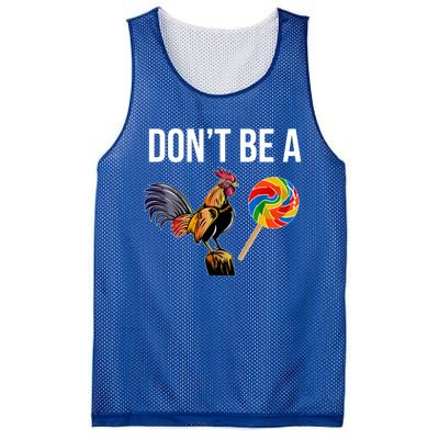 DonT Be A Sucker Cock Funny Rooster Inappropriate Humor Mesh Reversible Basketball Jersey Tank