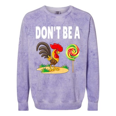 Dont Be A Cock Sucker FatherS Day Gift Colorblast Crewneck Sweatshirt