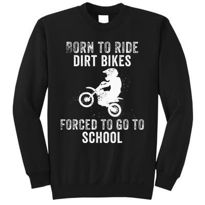 Dirt Bike Art Motocross Dirt Bike Rider Sweatshirt