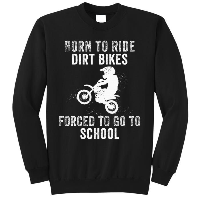 Dirt Bike Art Motocross Dirt Bike Rider Sweatshirt