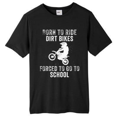 Dirt Bike Art Motocross Dirt Bike Rider Tall Fusion ChromaSoft Performance T-Shirt