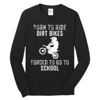 Dirt Bike Art Motocross Dirt Bike Rider Tall Long Sleeve T-Shirt