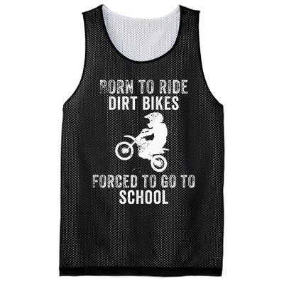 Dirt Bike Art Motocross Dirt Bike Rider Mesh Reversible Basketball Jersey Tank