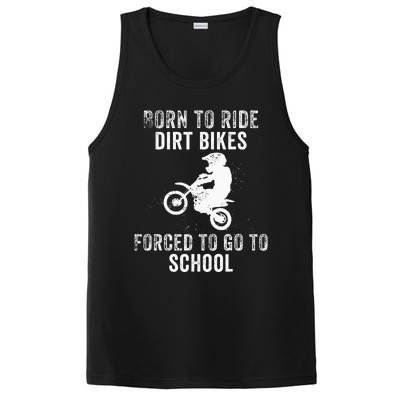 Dirt Bike Art Motocross Dirt Bike Rider PosiCharge Competitor Tank