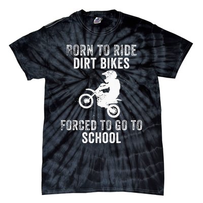 Dirt Bike Art Motocross Dirt Bike Rider Tie-Dye T-Shirt