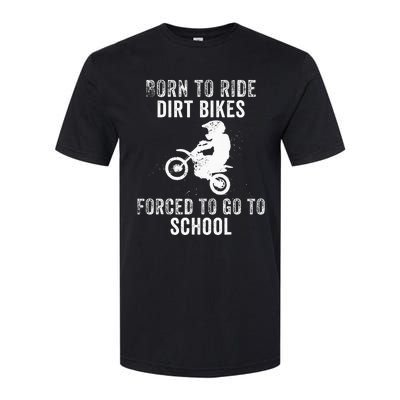 Dirt Bike Art Motocross Dirt Bike Rider Softstyle CVC T-Shirt