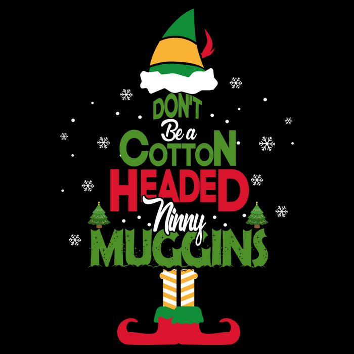 DON'T BE A COTTON HEADED NINNY MUGGINS Elf Mesh Reversible Basketball Jersey Tank