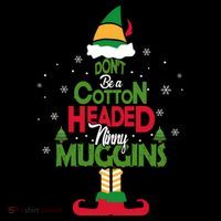 DON'T BE A COTTON HEADED NINNY MUGGINS Elf Pom Pom 12in Knit Beanie