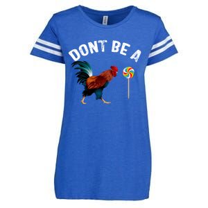 Dont Be A Sucker Funny Cock Rooster Fathers Day Enza Ladies Jersey Football T-Shirt