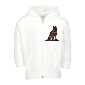 DonT Be Afraid Just Believe Toddler Zip Fleece Hoodie