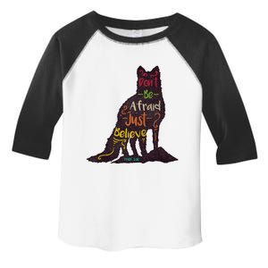 DonT Be Afraid Just Believe Toddler Fine Jersey T-Shirt