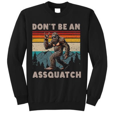 DonT Be An Assquatch Outdoor Sasquatch Funny Bigfoot Sweatshirt