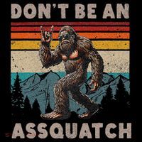 DonT Be An Assquatch Outdoor Sasquatch Funny Bigfoot Mesh Reversible Basketball Jersey Tank