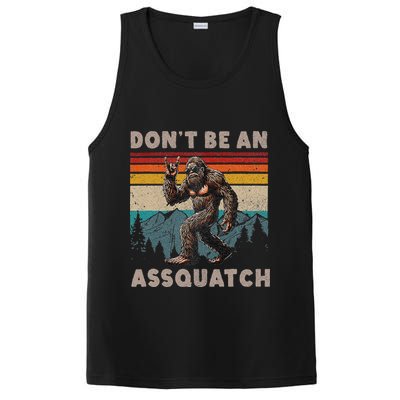 DonT Be An Assquatch Outdoor Sasquatch Funny Bigfoot PosiCharge Competitor Tank