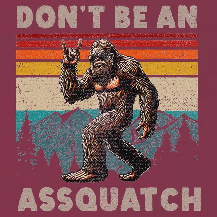 DonT Be An Assquatch Outdoor Sasquatch Funny Bigfoot 16oz Travel Tumbler