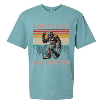 DonT Be An Assquatch Outdoor Sasquatch Funny Bigfoot Sueded Cloud Jersey T-Shirt