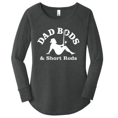 Dad Bods And Short Rods Funny Man Fishing Lovers Women's Perfect Tri Tunic Long Sleeve Shirt