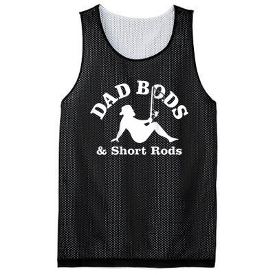 Dad Bods And Short Rods Funny Man Fishing Lovers Mesh Reversible Basketball Jersey Tank