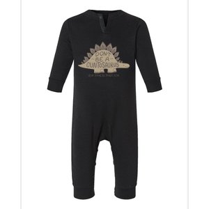 DonT Be A Cuntosaurus Infant Fleece One Piece